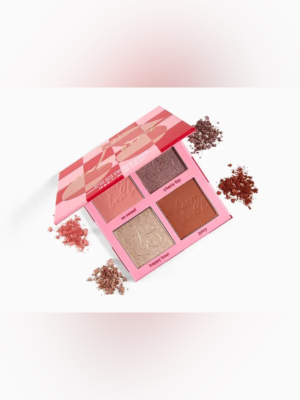 Ciaté London Cherry Bomb Blush & Highlighter Palette – Light Medium